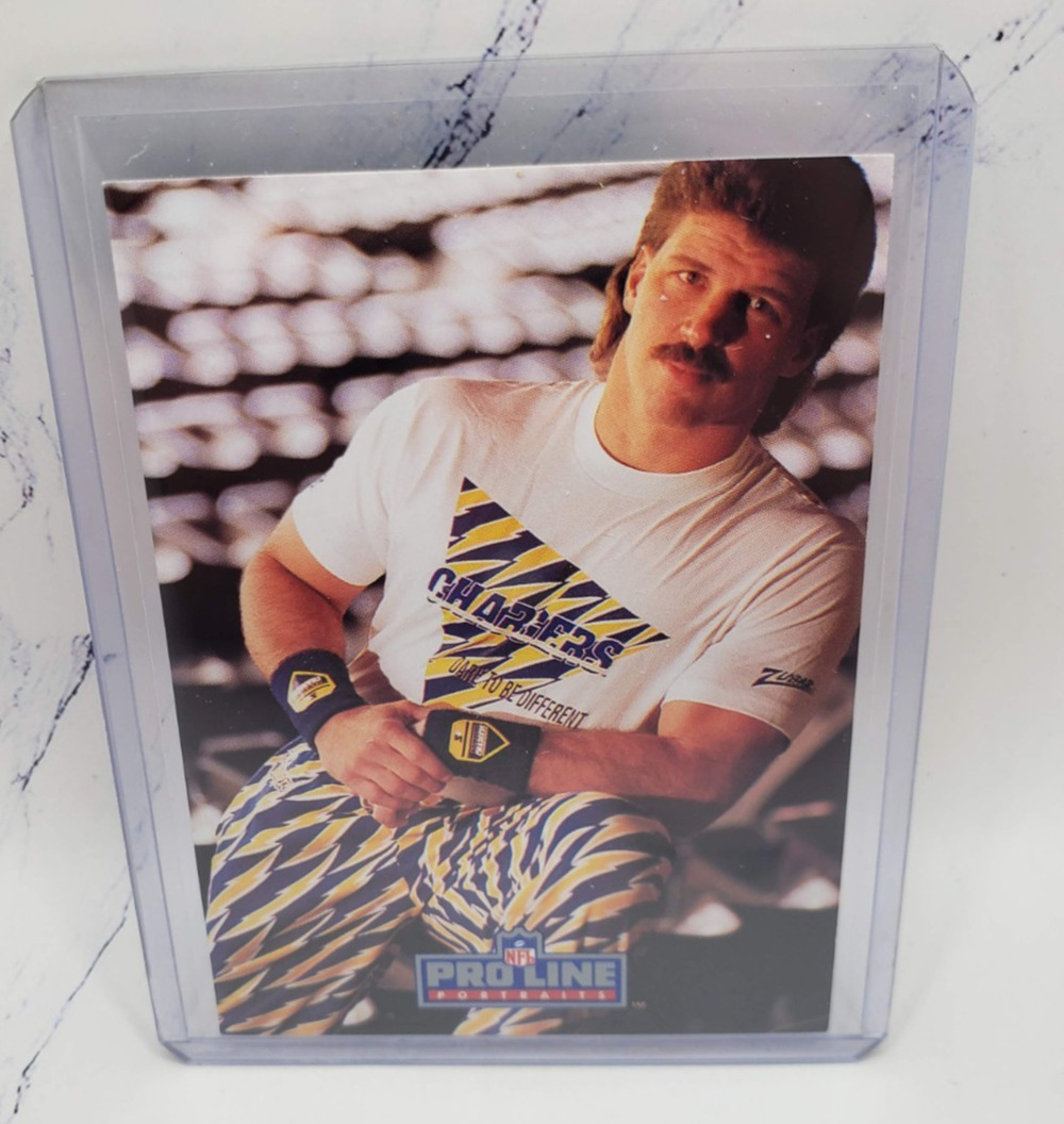 1991 NFL Pro Line Portraits Billy Ray Smith #185 San Diego Chargers Razorbacks